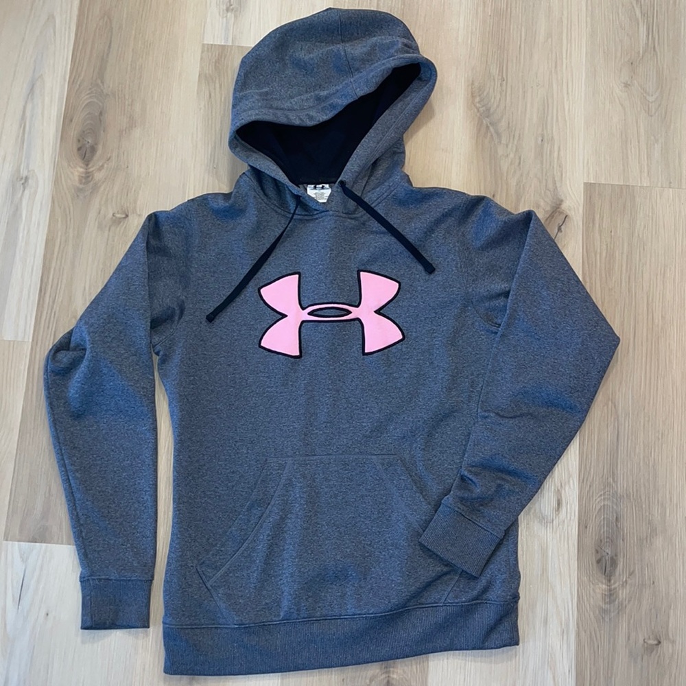 Under Armour Gray hoodie sweatshirt small
